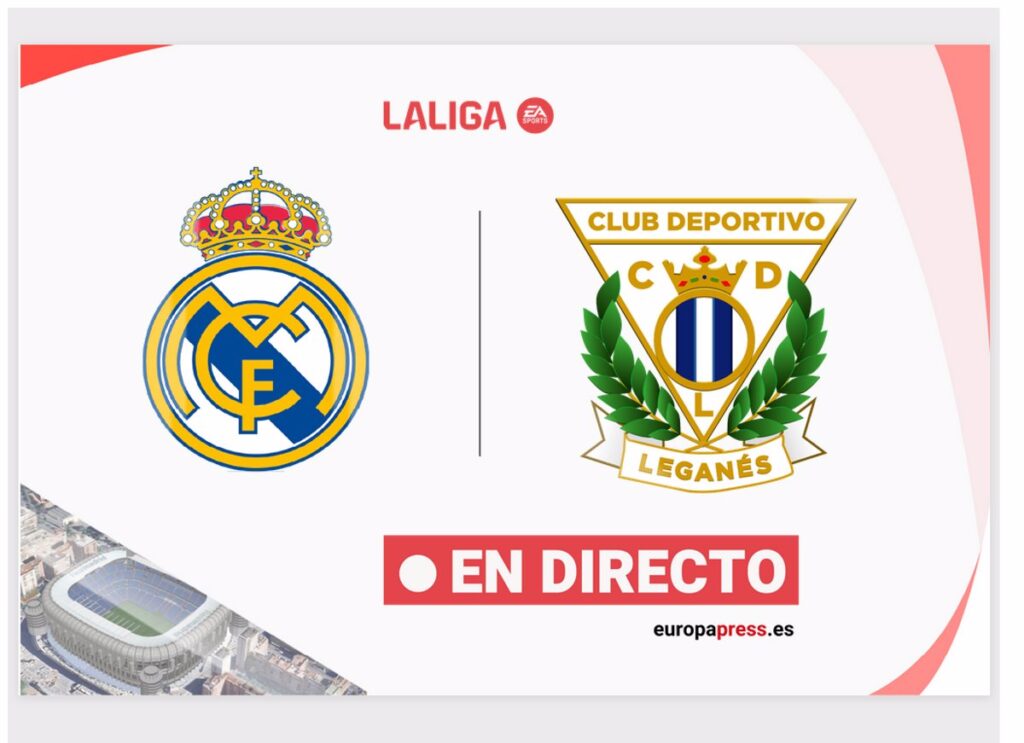 Real Madrid - Leganés, en directo hoy: sigue el partido de LaLiga EA Sports minuto a minuto