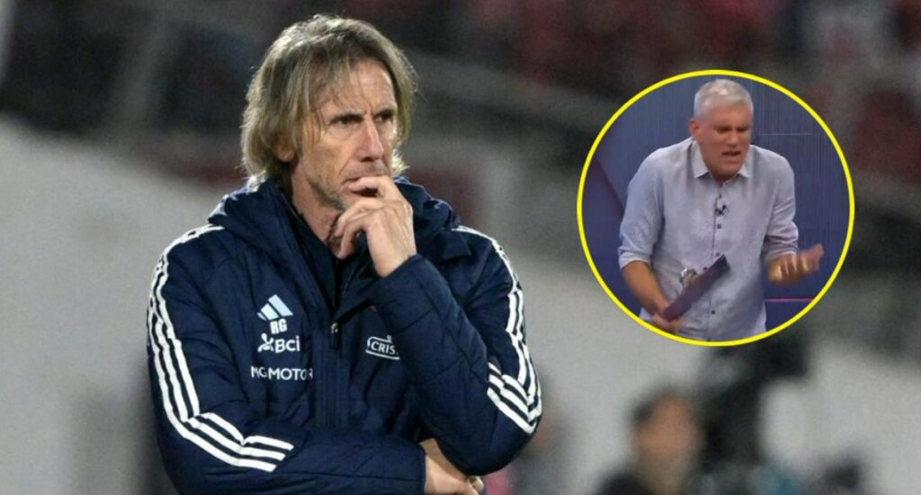 Ricardo Gareca recibe insultos periodista tras fracaso de Chile en Eliminatorias