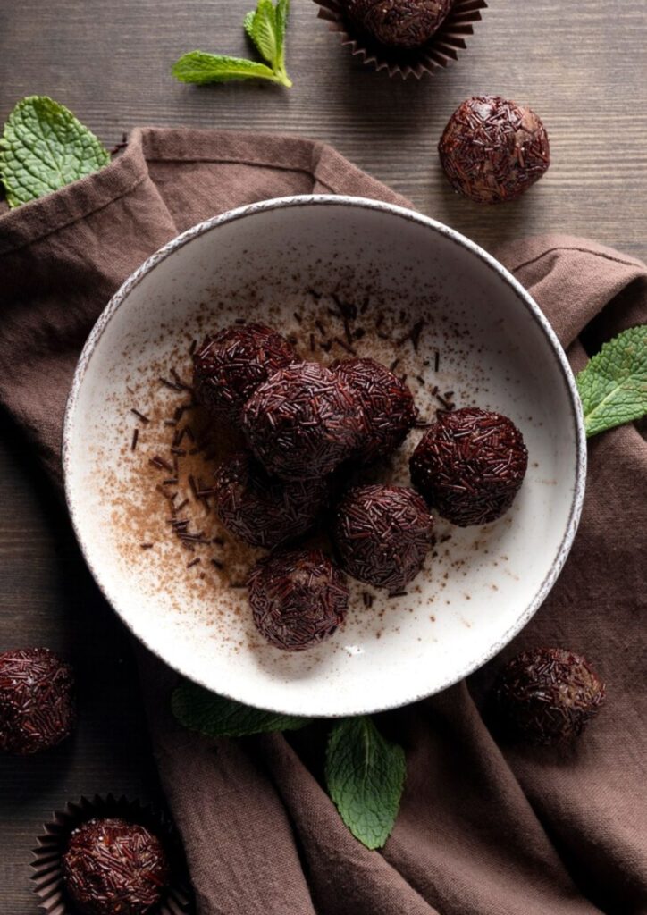 Trufas de chocolate - estampas.com