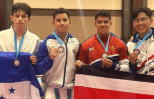 Trujillanos brillan en el Campeonato Centroamericano de Karate Do