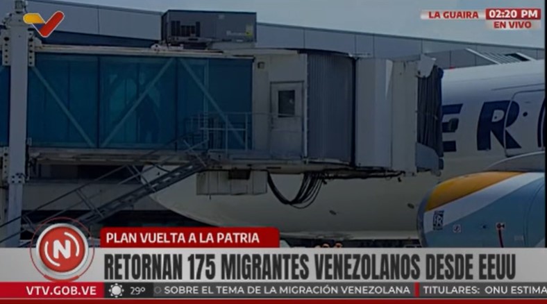 ÚLTIMA HORA | EN VIVO | Aterrizó en Maiquetía avión con 175 migrantes deportados por EEUU - AlbertoNews
