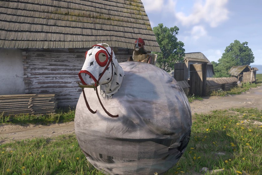 Un mundo medieval de pelotas: alguien creyó que era buena idea transformar a todos (y a todo) en bolas en Kingdom Come: Deliverance 2