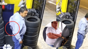 Video muestra el momento en el que taxista se roba un celular en montallantas de Bogotá: ‘Caí en la tentación’