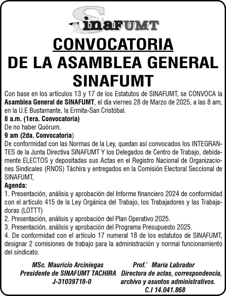 aviso 27-03-2025 – Diario La Nación