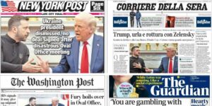 la prensa internacional reacciona a la bronca de Trump a Zelenski