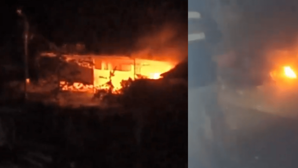 reportan una persona muerta y una casa incinerada