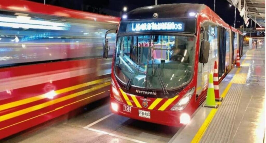 ¿Qué TransMilenio para en la calle 100 desde Portal Américas? Tiene ruta rápida