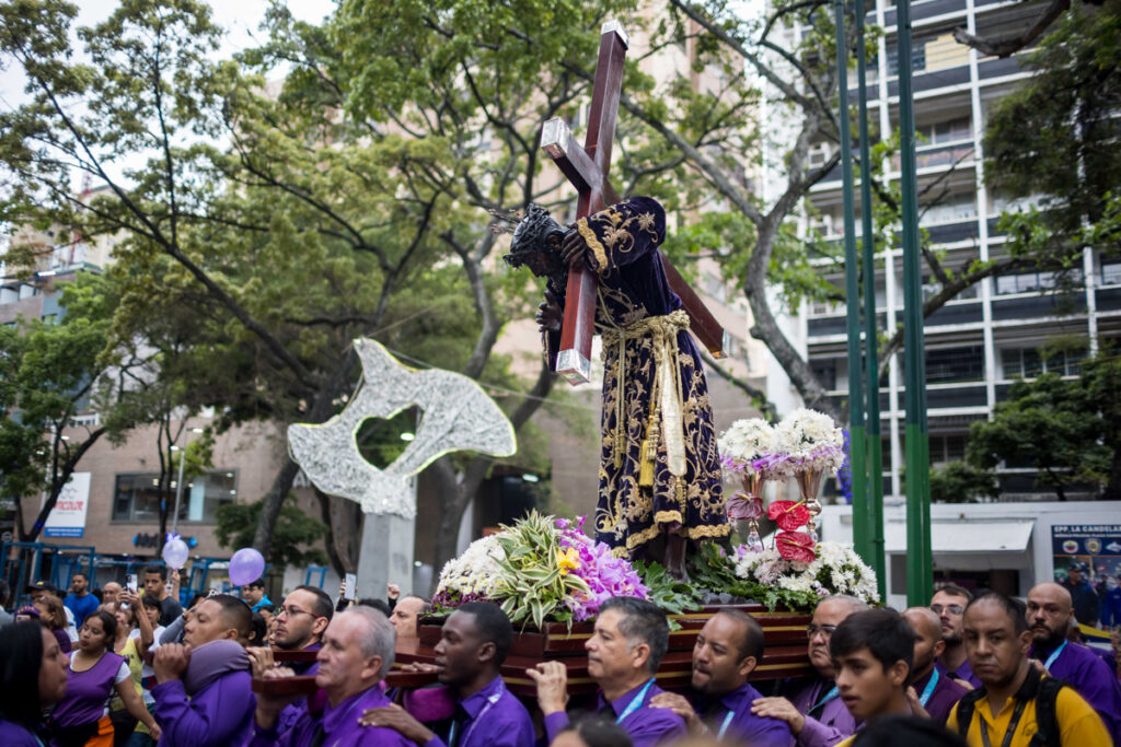 Así fue el cierre de la peregrinación del Nazareno en Caracas