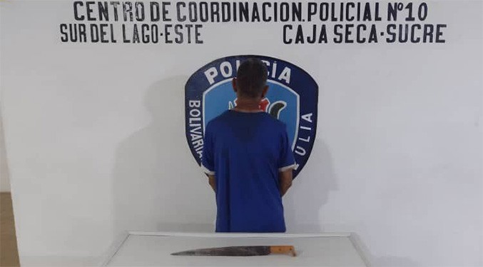 Capturan a un hombre por herir con un machete a su víctima en Sucre