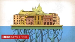 Cómo un "bosque invertido" de millones de árboles sostiene Venecia desde hace 1600 años