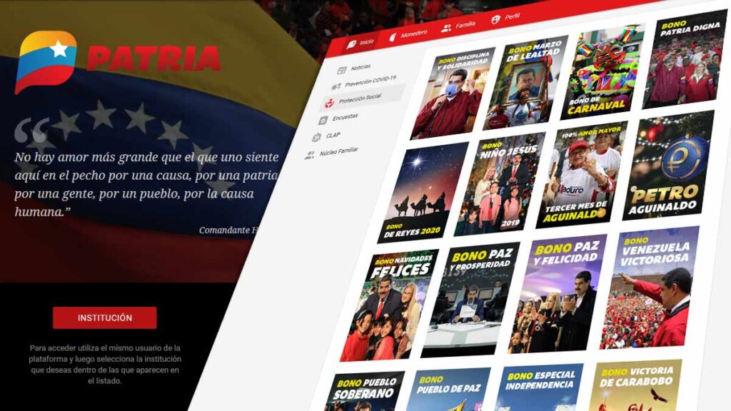 Conoce los bonos que pagará Patria del 21 al 26 de abril