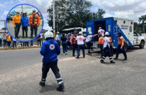 Cruz Roja El Tigre dirigió el Simulacro Anual de accidente vial 2025 en la Av. Fernández Padilla de Guanipa