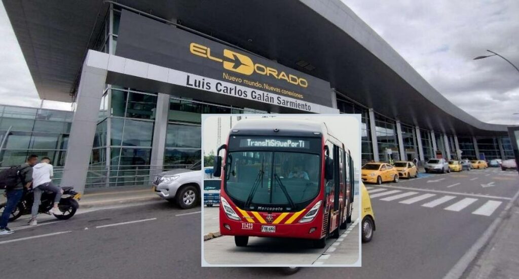 Cuál ruta de Transmilenio va hasta aeropuerto El Dorado los domingos y festivos