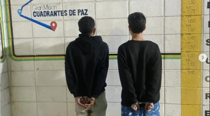 Detienen a dos jóvenes por denunciar un falso secuestro en Petare