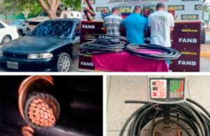 Detienen a tres linieros de Corpoelec tras el hurto de material estratégico