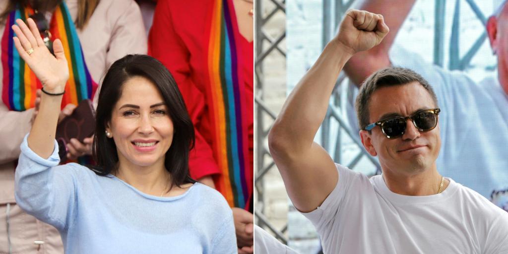 Ecuador vota en máxima igualdad entre la vuelta del 'correísmo' y la continuidad de Noboa
