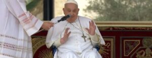 El Papa Francisco visita la cárcel Regina Coeli en Roma