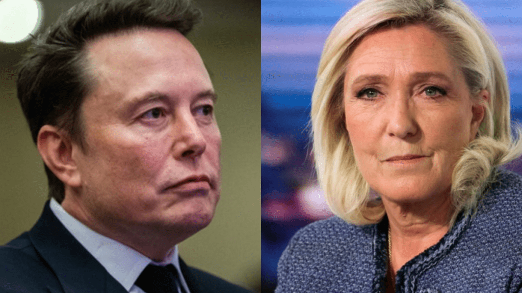 Elon Musk se suma a Donald Trump y pide la liberación de Marine Le Pen