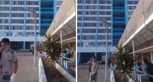 Impactante muerte de joven que cayó desde piso 14 en hospital; testigos quedaron atónitos