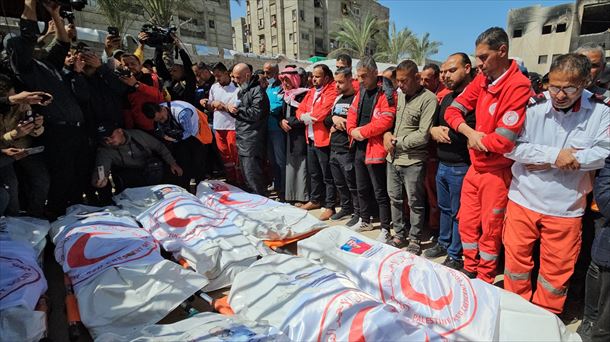 La autopsia revela que los 15 sanitarios de Rafah fueron asesinados deliberadamente por los israelíes