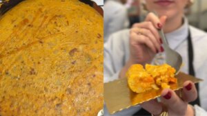 La tortilla de patata con sobrasada, queso Mahón y miel de David Geli, una receta que triunfa en redes