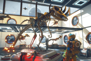 Los jugadores de No Man's Sky están creando aberraciones y maravillas con los huesos que van encontrando por los planetas