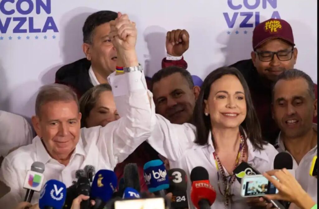 María Corina Machado agradece a Ecuador por "su compromiso con la democracia en Venezuela"