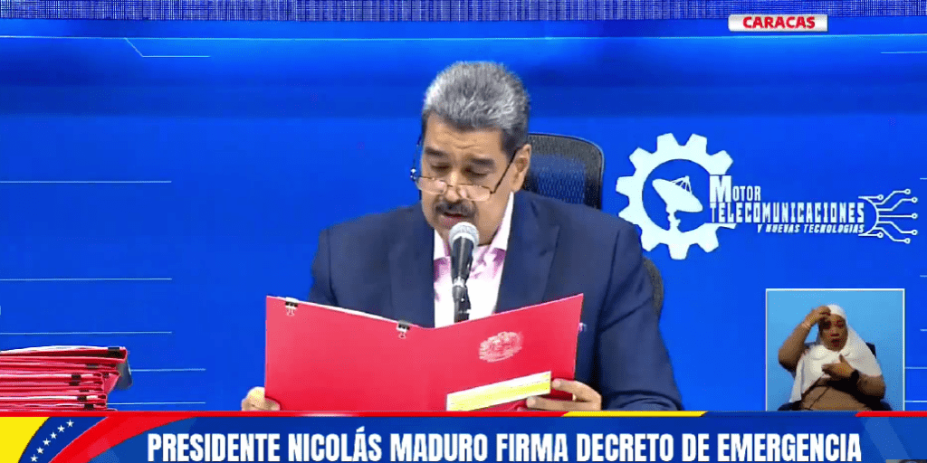 Maduro firma nuevo decreto de emergencia económica por dos meses