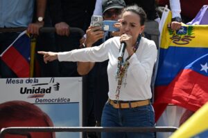 María Corina Machado denunció que Nicolás Maduro dejó a Venezuela hundida en hambre, tristeza y violencia