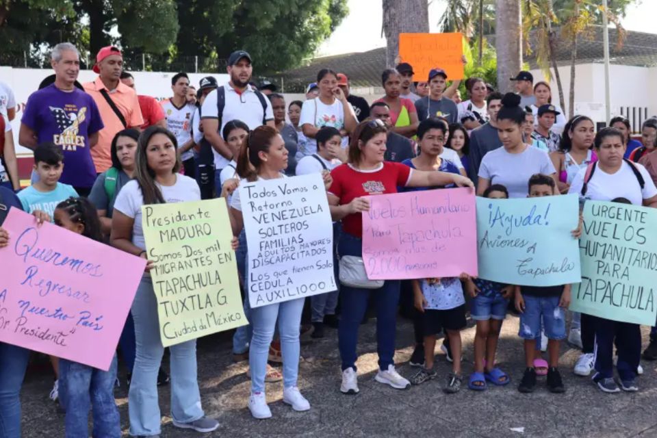 migrantes venezolanos México