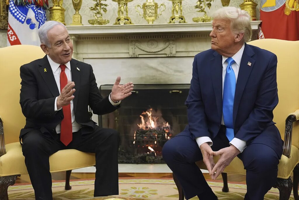 Netanyahu se reúne de nuevo con Trump en Washington para discutir de aranceles, la guerra de Gaza, Irán y la Corte Penal Internacional