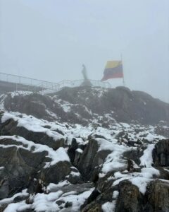 Páramo andino se cubrió de nieve este fin de semana (+video)