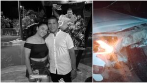 Pareja de motociclistas que perdieron la vida tras presuntamente haber sido arrollados por un carro de la Fiscalía