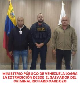 Quién es Richard Cardozo, el criminal venezolano extraditado desde El Salvador