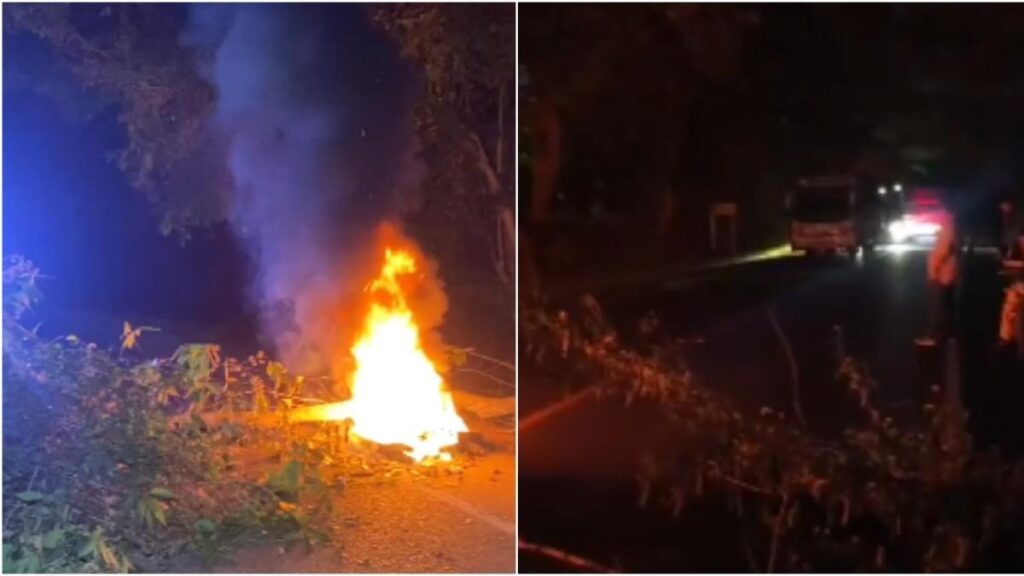 Reportan bloqueos en la vía Chimichagua, Cesar, por protesta en contra de la empresa prestadora de energía Afinia