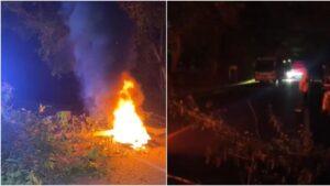 Reportan bloqueos en la vía Chimichagua, Cesar, por protesta en contra de la empresa prestadora de energía Afinia
