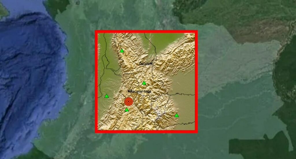Temblor de magnitud 5.0 en Colombia sacudió el viernes santo