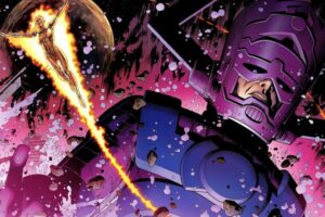 Thanos acojona con el Guantelete del Infinito, pero Galactus le dejó pidiendo clemencia en cuanto no lo tuvo en su mano