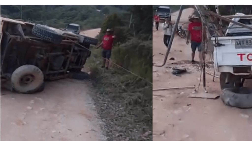 Tres niños y un adulto mueren en terrible accidente en Bolívar; video muestra cómo quedó carro en el que viajaban