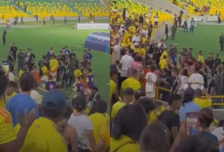 Trifulca luego de la derrota de la Vinotinto Sub-17 ante Colombia