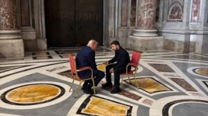 Trump y Zelenski mantienen una reunión "muy productiva" en Roma antes del funeral del ppa Francisco