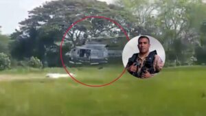 Video del momento exacto de accidente de helicóptero de Armada en Bolívar en el que murió suboficial: cayó al agua