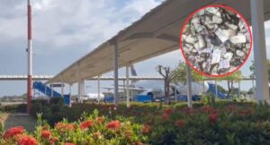 Videos de robo y tiroteo en aeropuerto de Riohacha: había billetes incinerados