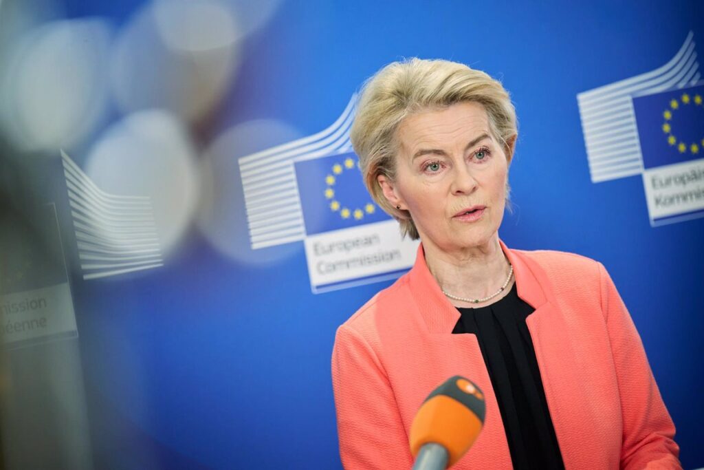 Von der Leyen ofrece a EEUU recudir a cero los aranceles sólo de los productos industriales