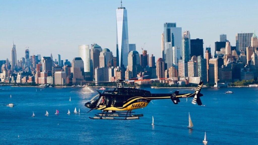 cuánto salen los paseos en helicóptero sobre el Río Hudson de Nueva York