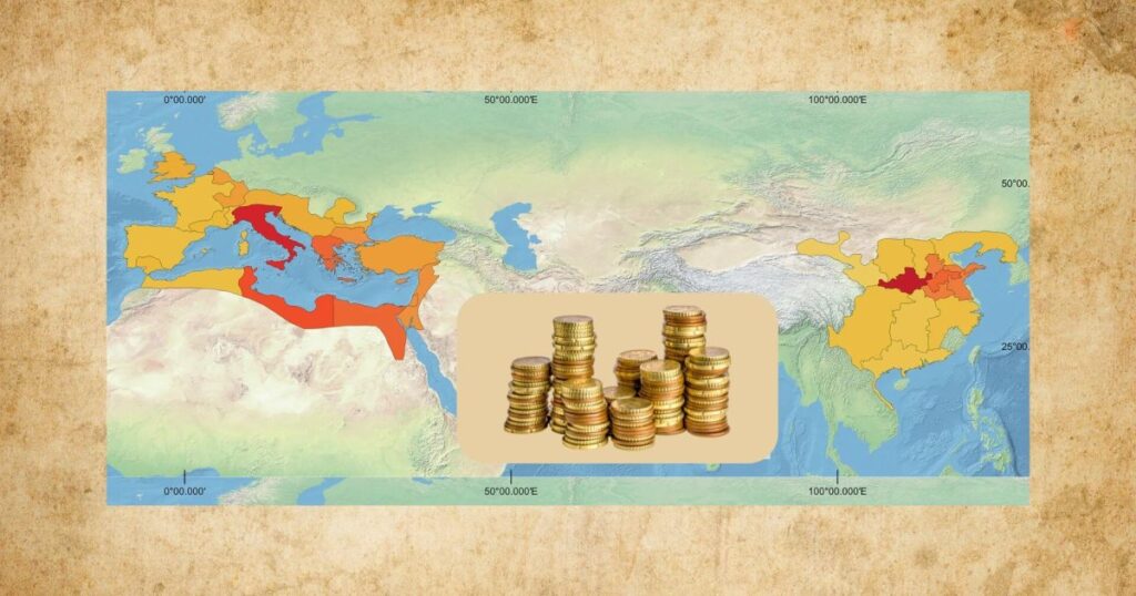 la antigua China fue mucho más desigual que el Imperio Romano, sobre todo en su economía