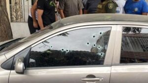 lo asesinaron de 8 disparos dentro de su carro