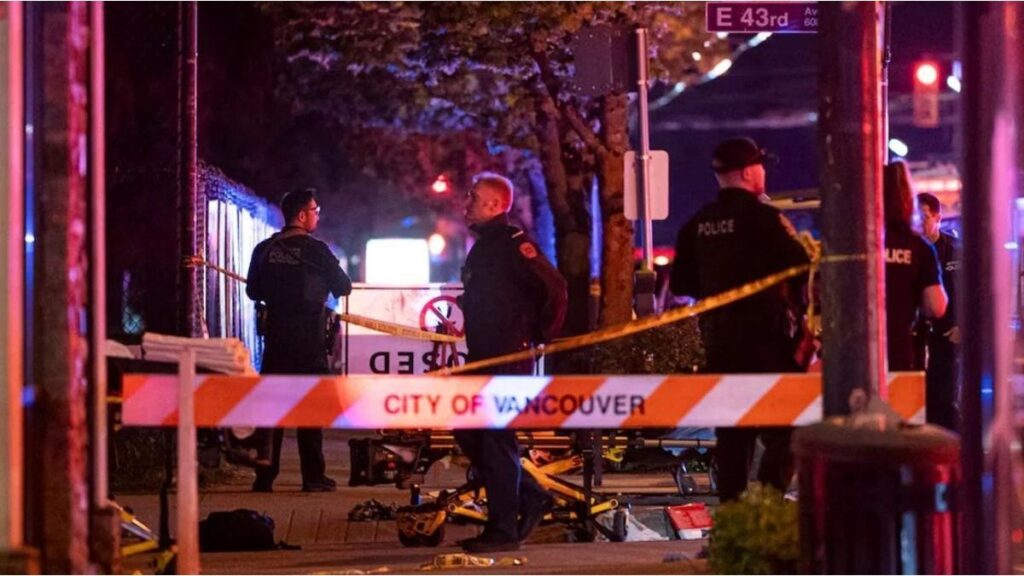 nueve muertos tras ser atropellados por un auto