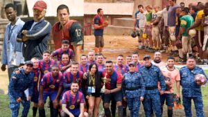realizaron partido entre reos y guardias