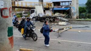 reportan ataque con explosivos en subestación de Policía de Mondomo, Santander de Quilichao
